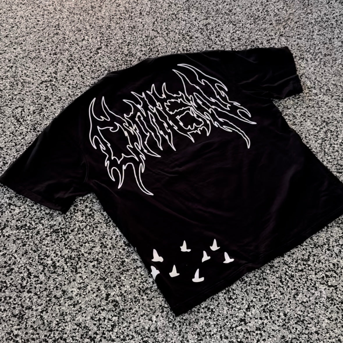 "ASCEND" PREMIUM OVERSIZED T-SHIRT - BLACK