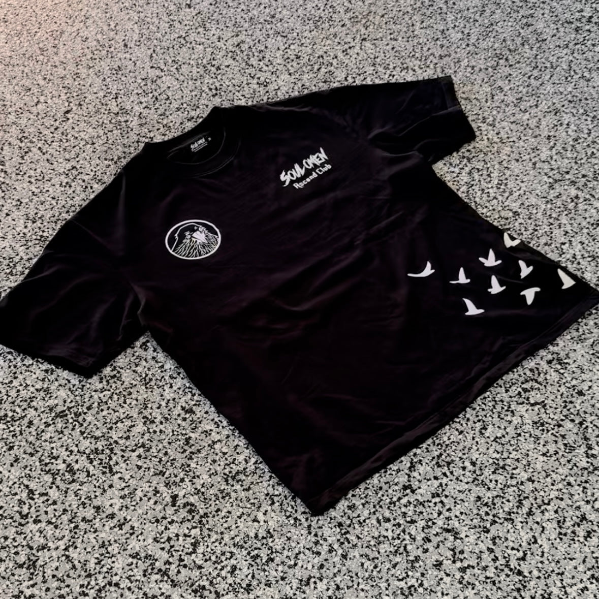 "ASCEND" PREMIUM OVERSIZED T-SHIRT - BLACK