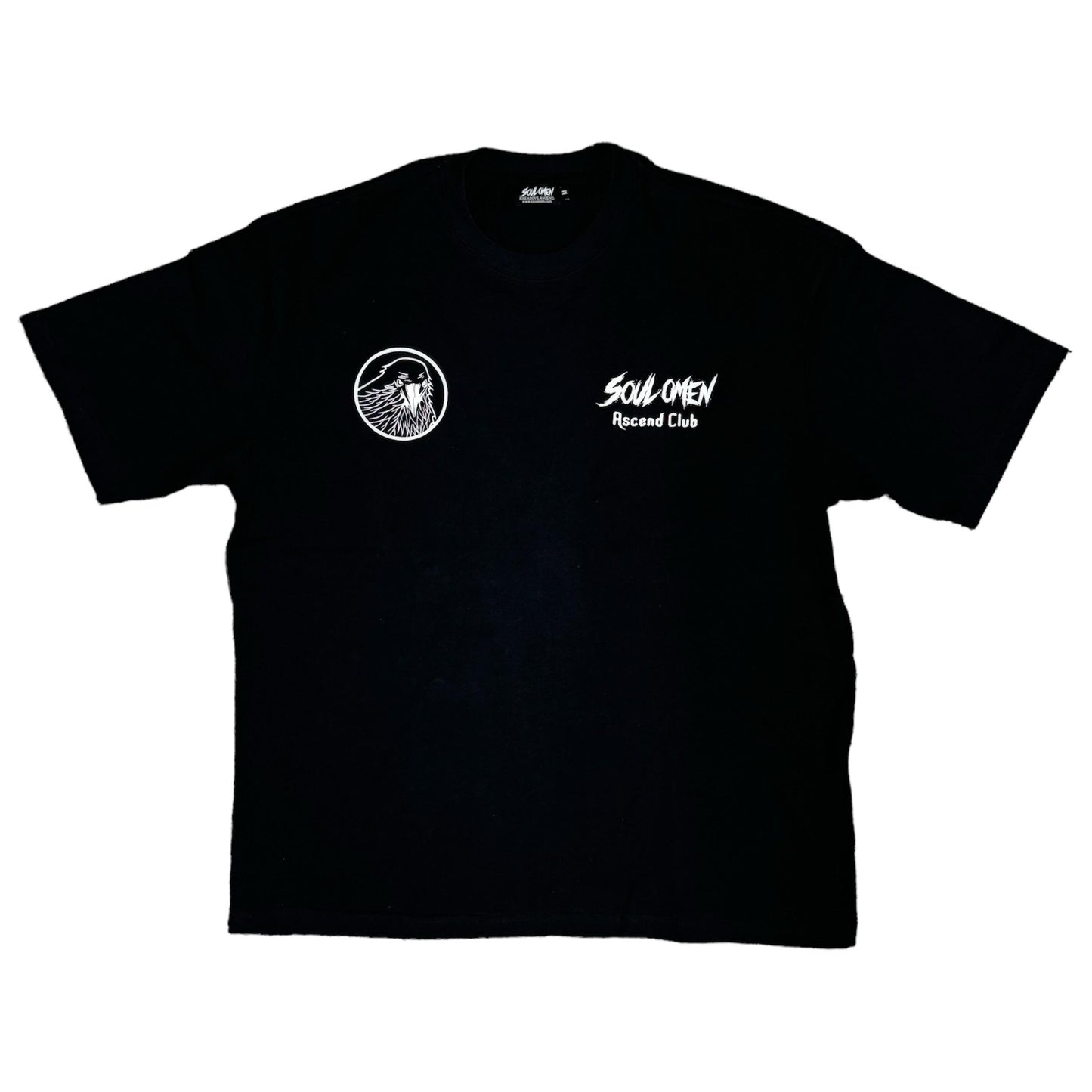 "FLY HIGH" PREMIUM OVERSIZED T-SHIRT - BLACK