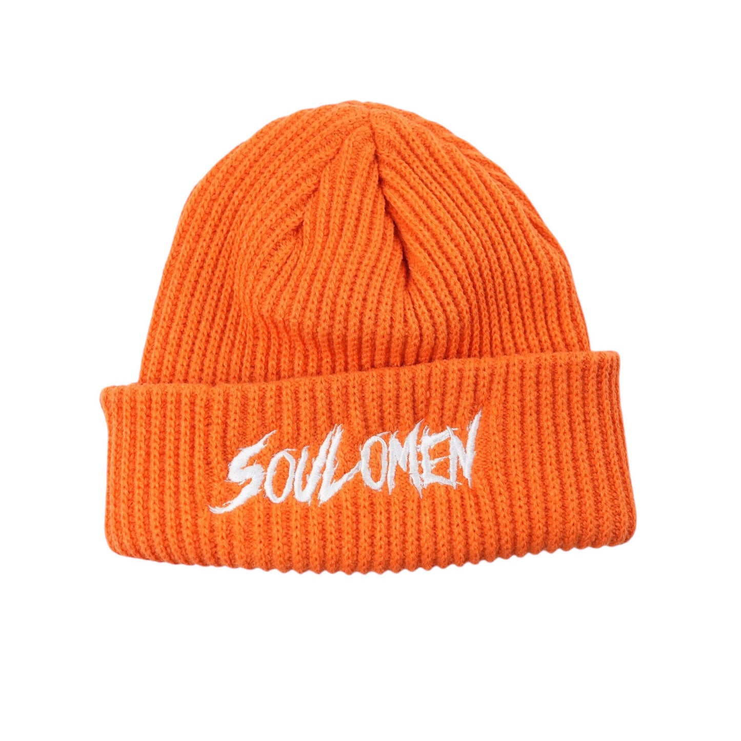 "SOUL OMEN" BEANIE - ORANGE