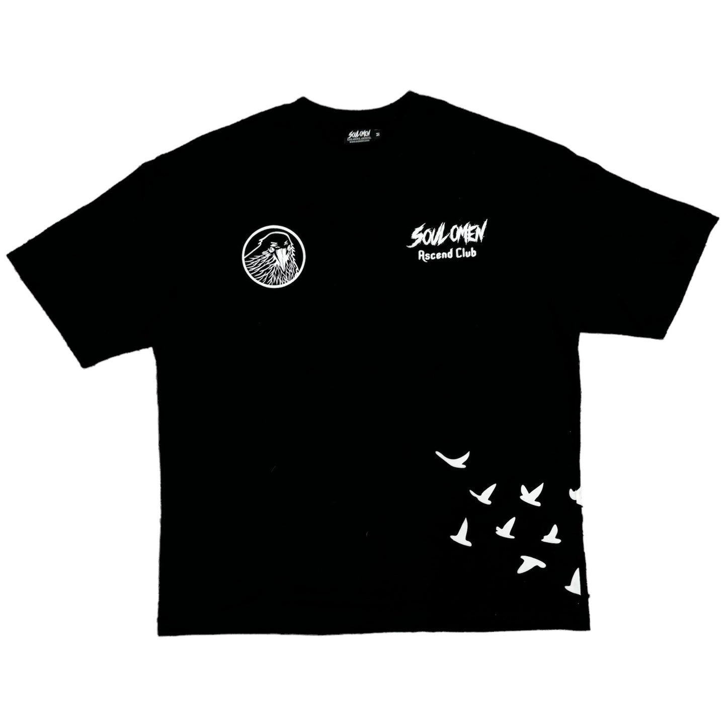 "ASCEND" PREMIUM OVERSIZED T-SHIRT - BLACK